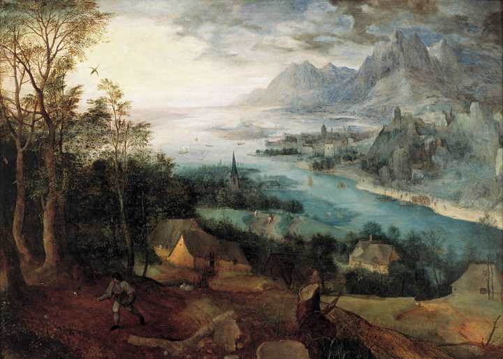 Landscape with Parable of the Sower by Pieter Breugel the Elder