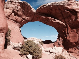 Broken Arch  Arches National Park February, 2015